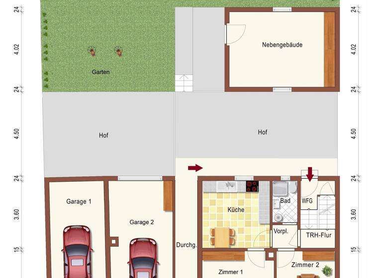 Mehrfamilienhaus zum Kauf 469.000 € 8 Zimmer 172 m²<br/>Wohnfläche 497 m²<br/>Grundstück Schöllbronn Ettlingen 76275