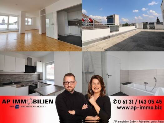 Penthouse zur Miete 1.750 € 3 Zimmer 154 m² Geschoss 5/5 Neustadt Mainz 55118