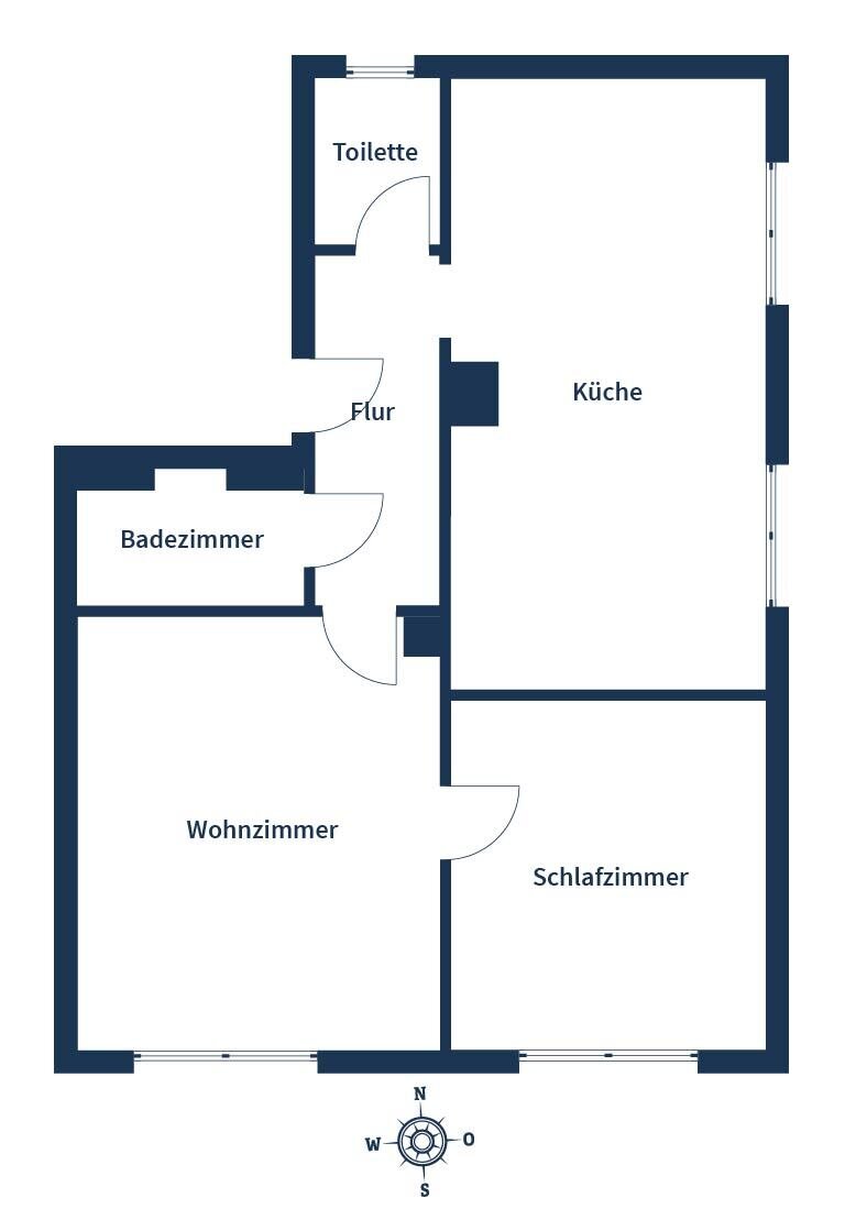 Wohnung zum Kauf 235.000 € 2 Zimmer 63 m²<br/>Wohnfläche 3.<br/>Geschoss Nordstadt Heilbronn 74076