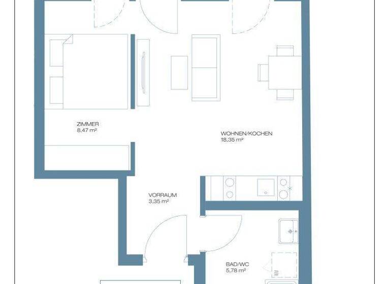 Wohnung zum Kauf provisionsfrei 355.200 € 2 Zimmer 36 m² 1. Geschoss Ruthnergasse Wien 1210