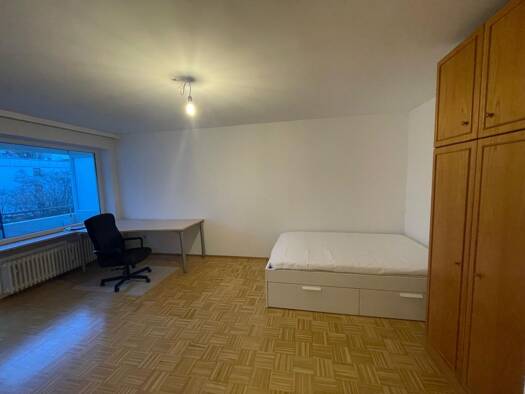 Wohnung zur Miete 1.090 € 1 Zimmer 22 m² Geschoss 1/4 frei ab sofort Hardenbergstraße 46 Moosach München 80992
