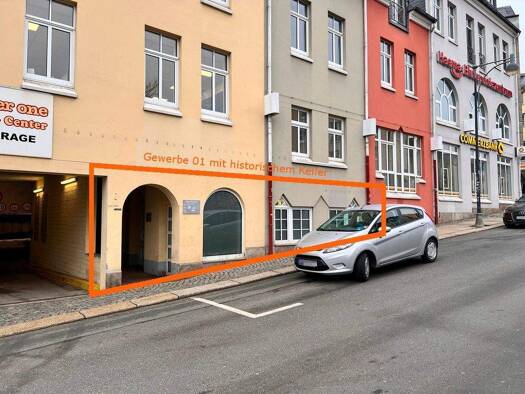 Verkaufsfläche zur Miete provisionsfrei 757 € 2 Zimmer 113,7 m² Verkaufsfläche Unterer Steinweg 6 Stadtmitte Plauen 08523