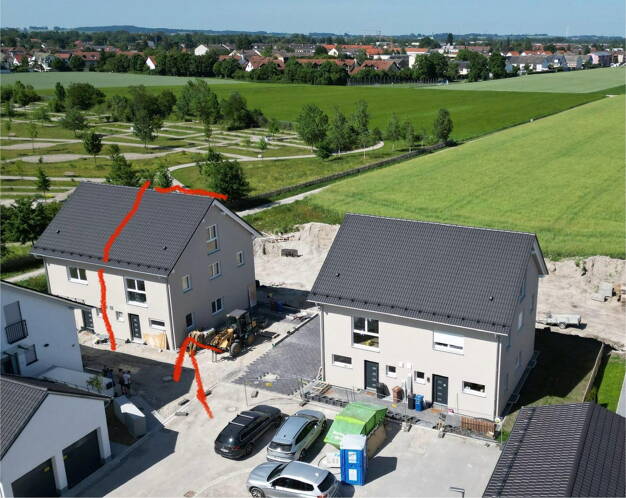 Doppelhaushälfte zur Miete - Neubau 2.690 € 4 Zimmer 120 m² 152 m² Grundstück frei ab 01.07.2025 Bürgermeister Krug Weg 12 Olching Olching 82140