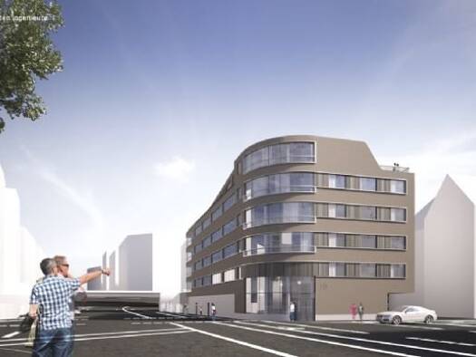 Wohnung zur Miete 590 € 1 Zimmer 31 m² Geschoss 1/4 frei ab sofort Friedenstraße 15 Sanderau Würzburg 97072