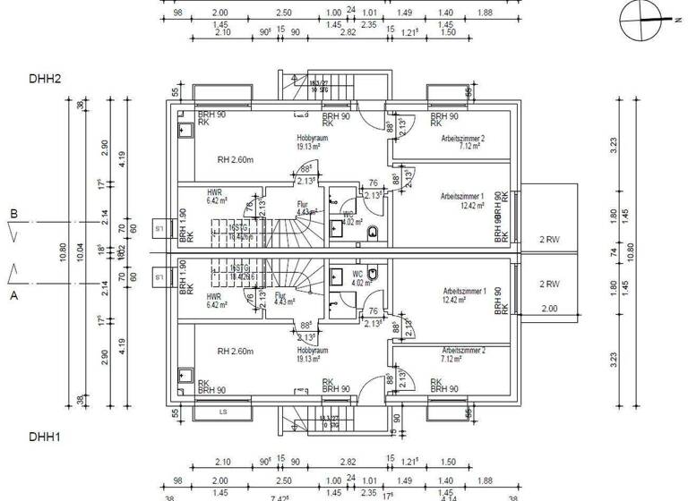 Doppelhaushälfte zum Kauf - Erstbezug provisionsfrei 765.000 € 7,5 Zimmer 170 m² 508 m² Grundstück Rembrandtstraße 67 Blankenfelde Blankenfelde-Mahlow 15827