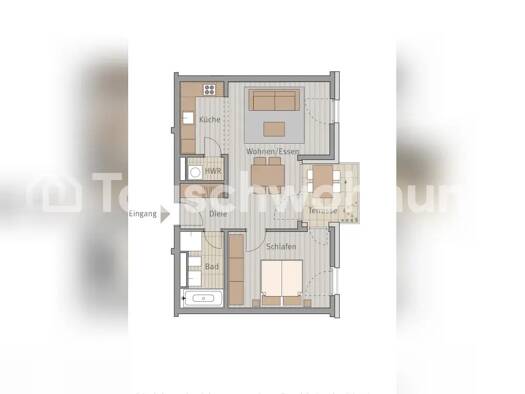 Wohnung zur Miete Tauschwohnung 780 € 2 Zimmer 57 m² Hattersheim Hattersheim am Main 65795