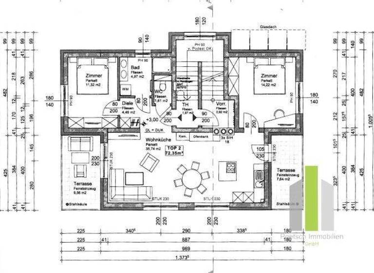Wohnung zum Kauf 660.666 € 3 Zimmer 72,3 m² 1. Geschoss Schladming 8970