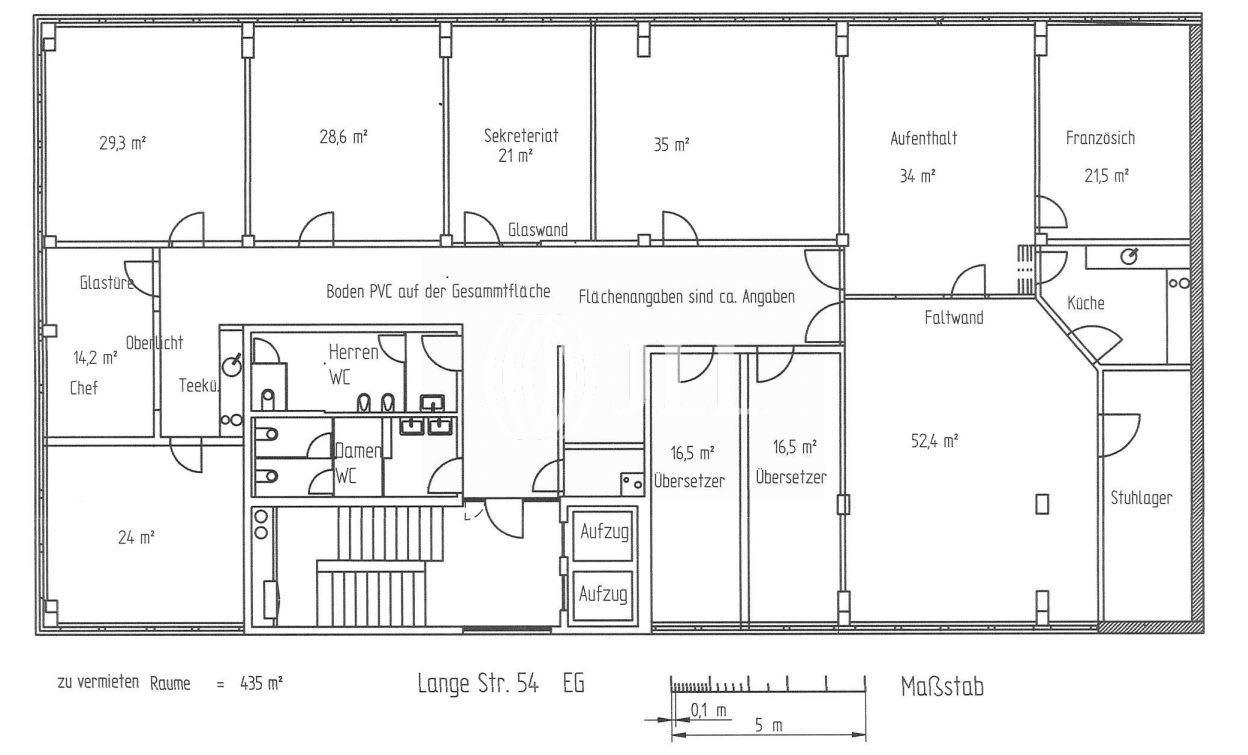 Bürofläche zur Miete provisionsfrei 14 € 713 m²<br/>Bürofläche Neue Vorstadt Stuttgart 70174