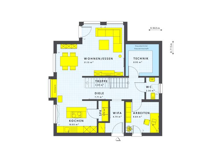 Einfamilienhaus zum Kauf 691.500 € 5 Zimmer 143 m² 650 m² Grundstück Biblis 68647