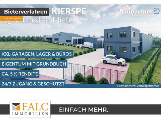 Lagerhalle zum Kauf - Erstbezug provisionsfrei 78.900 € 2.029 m² Lagerfläche Osemundstraße 5 Kierspe Dorf Kierspe 58566