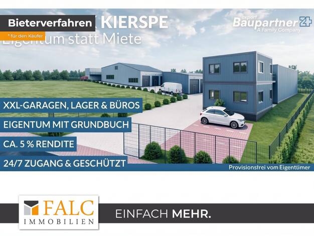 Lagerhalle zum Kauf - Erstbezug provisionsfrei 78.900 € 2.029 m² Lagerfläche Osemundstraße 5 Kierspe Dorf Kierspe 58566