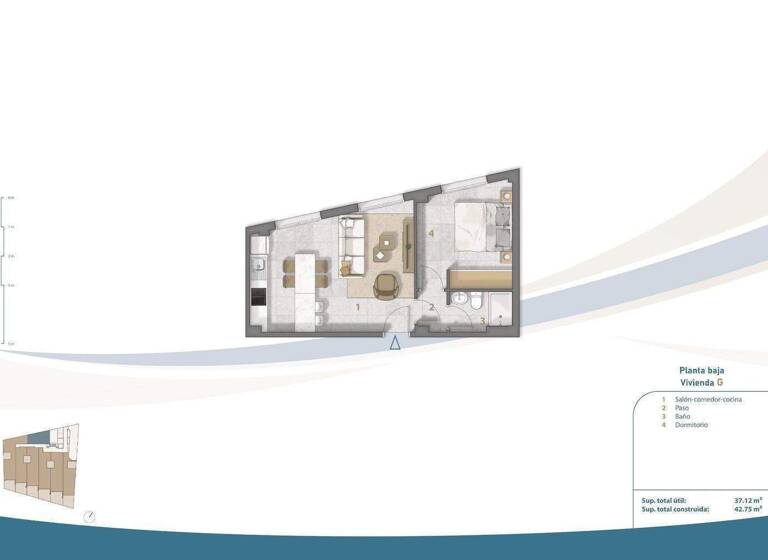 Studio zum Kauf - Erstbezug provisionsfrei 240.000 € 2 Zimmer 42 m² San Pedro del Pinatar