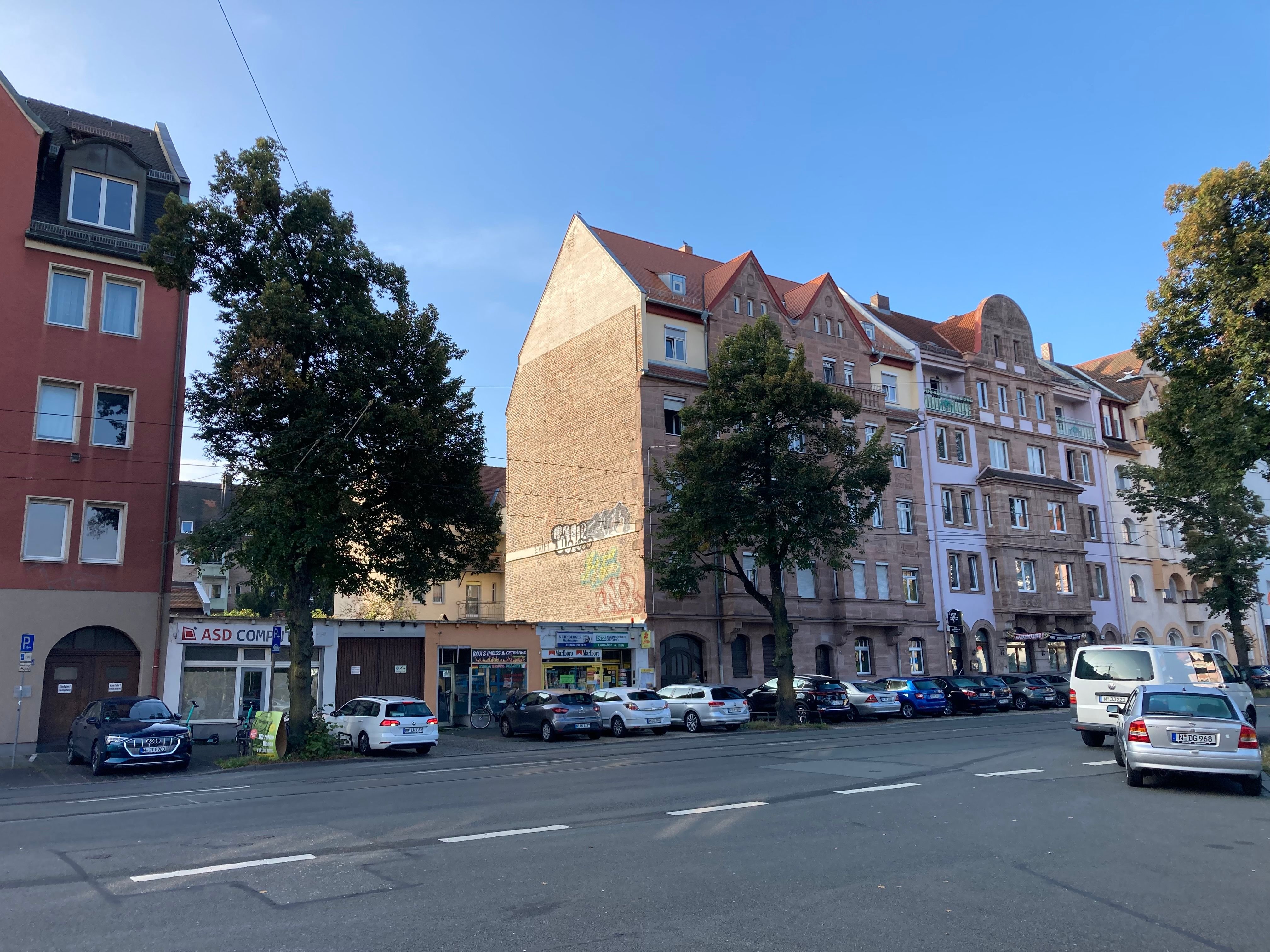 Immobilie zur Miete provisionsfrei 180 € 50 m²<br/>Fläche Wodanstraße 30 Guntherstraße Nürnberg 90461