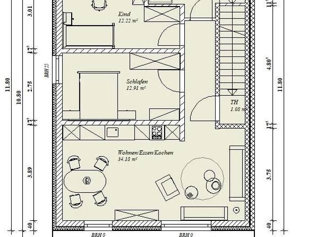Wohnung zur Miete 1.313 € 3 Zimmer 94 m² 1. Geschoss Gräwigblick 22a Kernstadt Süd Peine 31226
