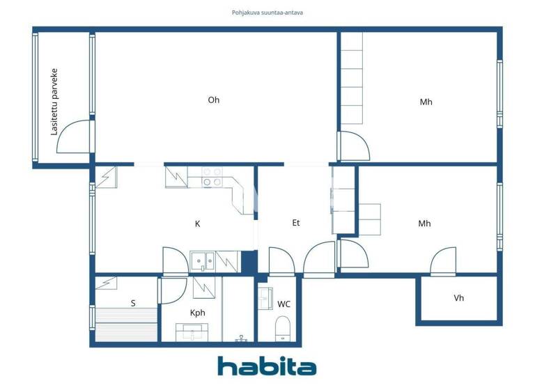Studio zum Kauf 159.000 € 3 Zimmer 82 m² 2. Geschoss Putouskuja 6 Vantaa 01600