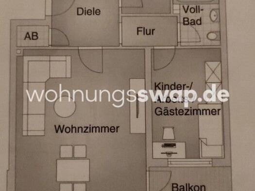 Wohnung zur Miete Tauschwohnung 1.150 € 3 Zimmer 76 m² 1. Geschoss Horn Mitte 22119