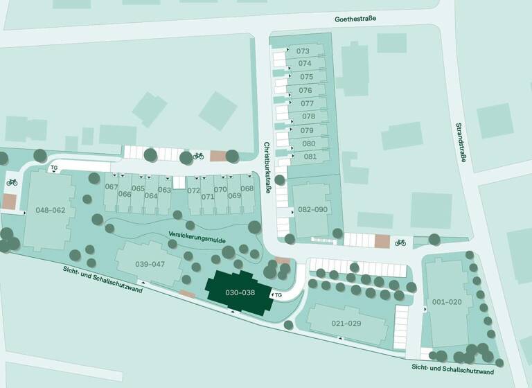Wohnung zum Kauf - Neubau provisionsfrei 375.000 € 3 Zimmer 87,8 m² EG Christburkstraße 3 Kölpinsee Loddin 17459