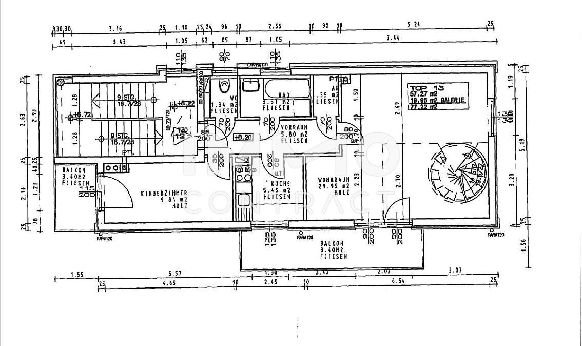 Maisonette zur Miete 737 € 3 Zimmer 77,7 m²<br/>Wohnfläche 2.<br/>Geschoss Heinrichstraße 119a Geidorf Graz 8010