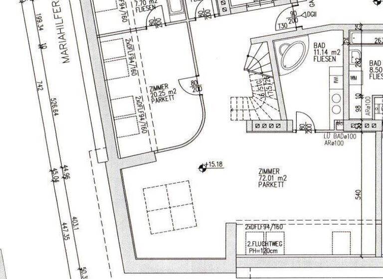 Wohnung zum Kauf 1.380.000 € 3,5 Zimmer 188 m² Wien,Rudolfsheim-Fünfhaus 1150
