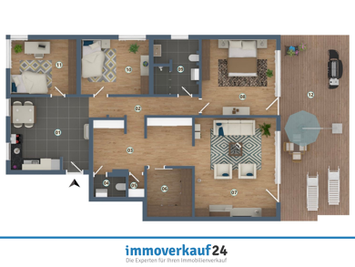 Wohnung zum Kauf 498.000 € 4 Zimmer 125,2 m² Sülldorf Hamburg 22589