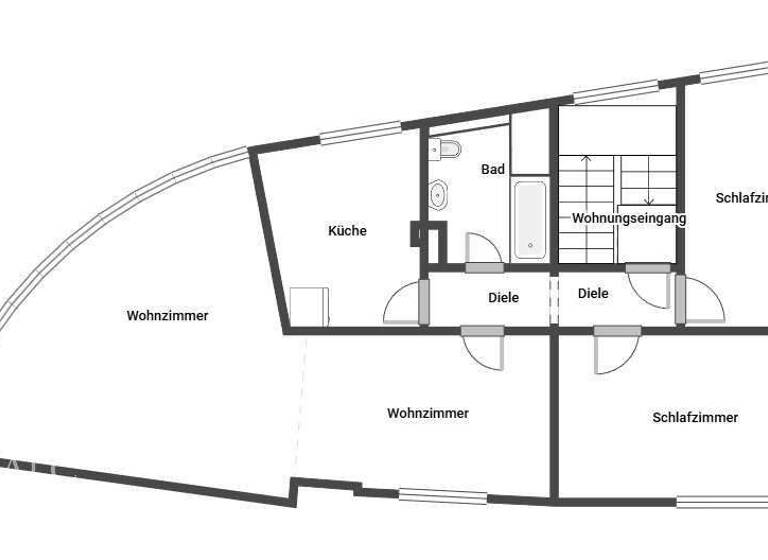 Wohnung zur Miete 710 € 3 Zimmer 95 m² 2. Geschoss Birkengangstraße 1 Velau-Steinfurt Stolberg 52222