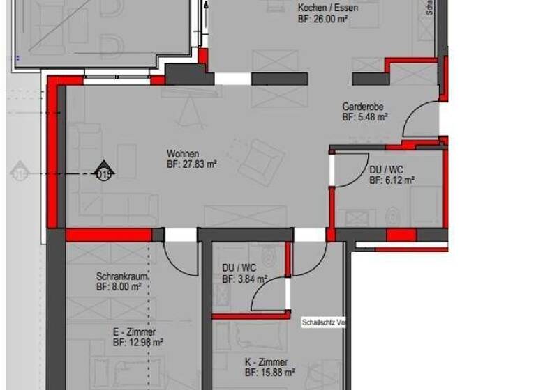 Wohnung zum Kauf - Erstbezug 496.000 € 3 Zimmer 111,3 m² Pfunds 6542