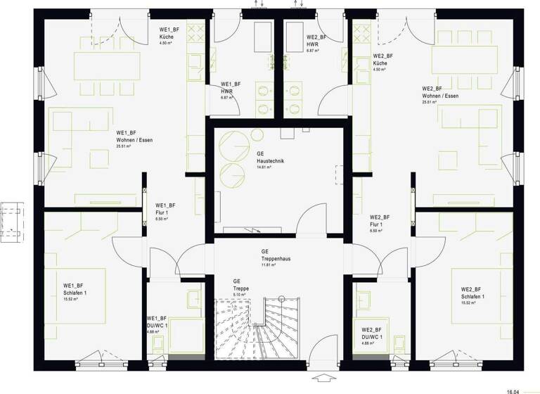 Mehrfamilienhaus zum Kauf - Erstbezug 771.900 € 14 Zimmer 319 m² 900 m² Grundstück Ortenberg 63683