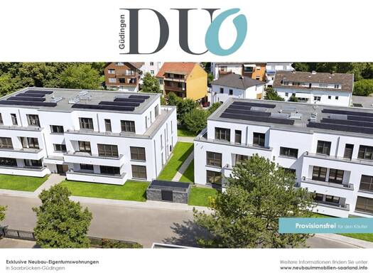 Wohnung zum Kauf - Erstbezug provisionsfrei 448.100 € 3,5 Zimmer 107,3 m² St Arnual Saarbrücken 66119