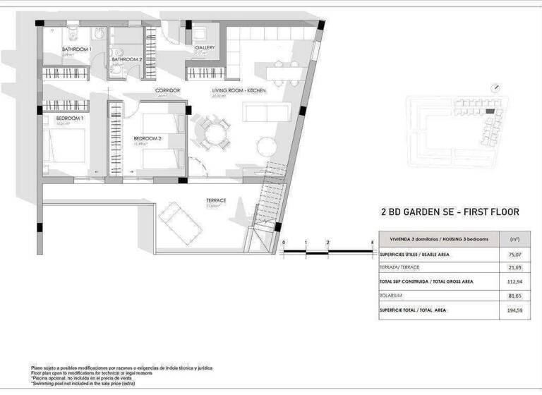 Studio zum Kauf provisionsfrei 380.000 € 3 Zimmer 106 m² Torrevieja