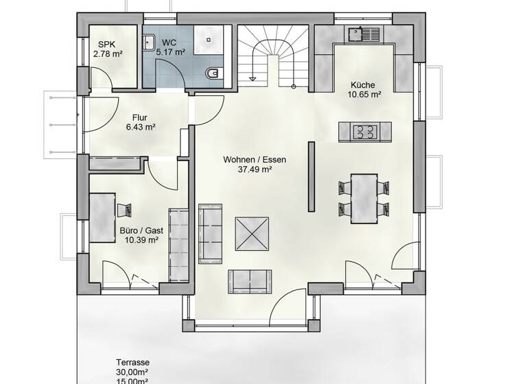 Haus zum Kauf provisionsfrei 340.000 € 5 Zimmer 153 m² 500 m² Grundstück Bad Birnbach 84364