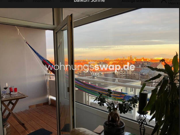 Studio zur Miete Tauschwohnung 950 € 1 Zimmer 40 m² 9. Geschoss Obergiesing München 81539