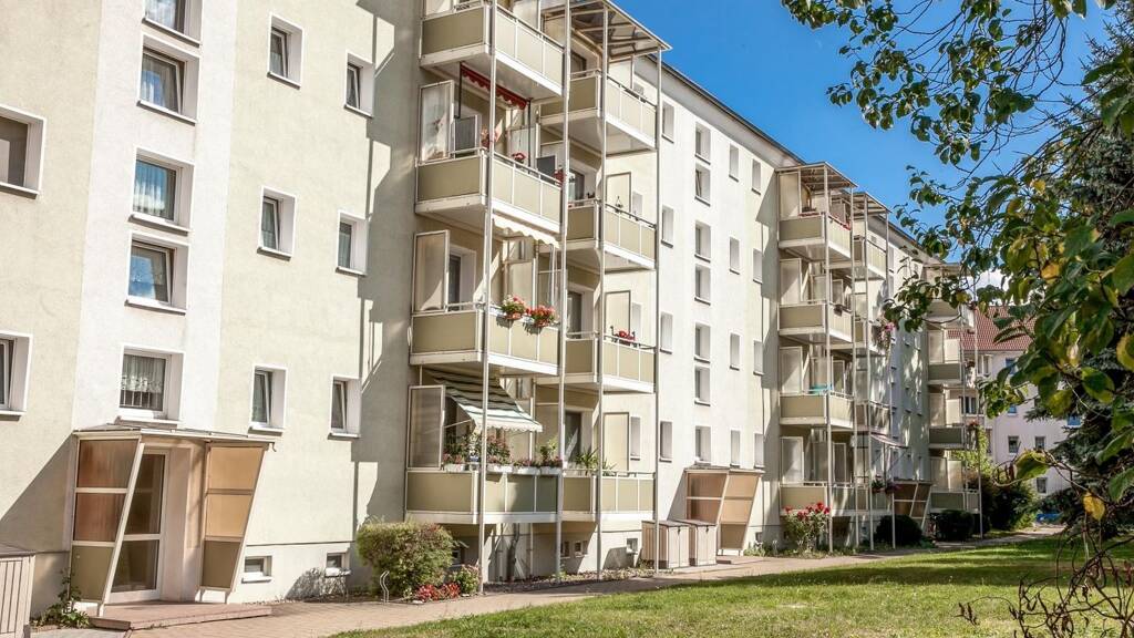 Wohnung zur Miete 382 € 2 Zimmer 50,9 m² 3. Geschoss Auf dem Sand 14 Nordhausen 99734
