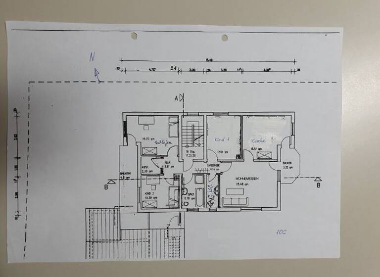 Wohnung zur Miete 1.250 € 4 Zimmer 104 m² 1. Geschoss frei ab 01.05.2026 Kirschbaumweg 14 Waldshut Waldshut-Tiengen 79761