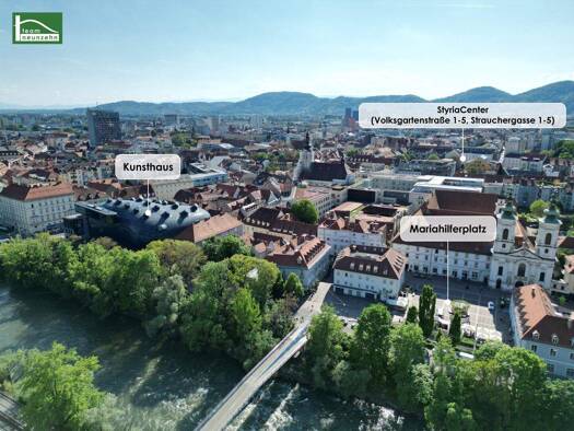 Wohnung zur Miete 952 € 3 Zimmer 76,7 m² 5. Geschoss Strauchergasse 1 Lend Graz 8020