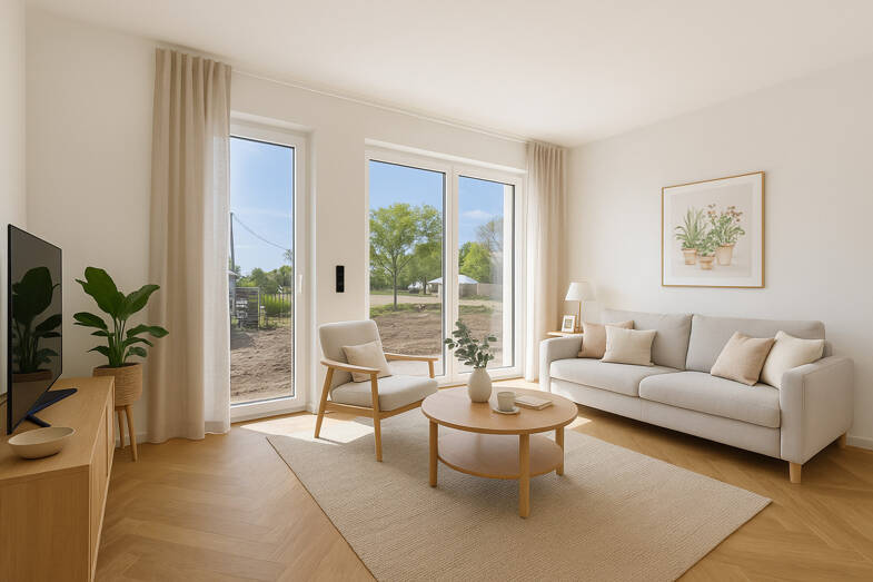 Reihenmittelhaus zum Kauf - Neubau provisionsfrei 783.900 € 6 Zimmer 174,8 m² 91 m² Grundstück frei ab 01.12.2025 Freckenfeld 76872