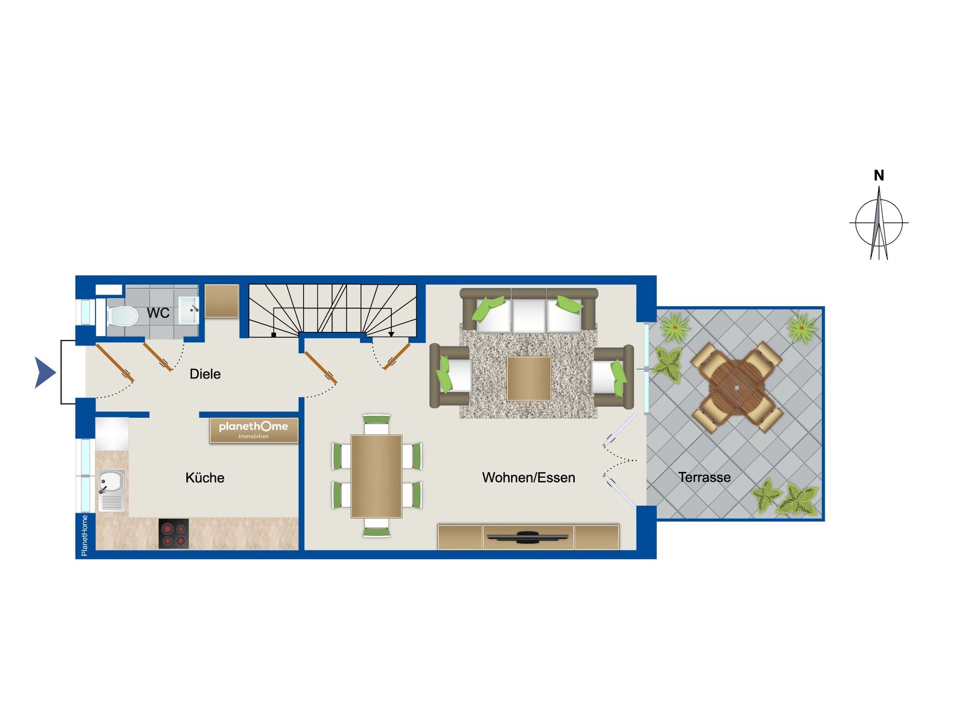 Reihenmittelhaus zum Kauf 529.000 € 6 Zimmer 129 m²<br/>Wohnfläche 310 m²<br/>Grundstück Altendorf Essen 45143