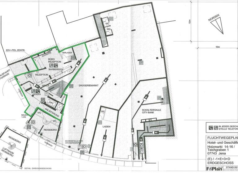 Bürofläche zur Miete provisionsfrei 15 € teilbar von 122 m² bis 520 m² Holzmarkt Zentrum Jena 07743