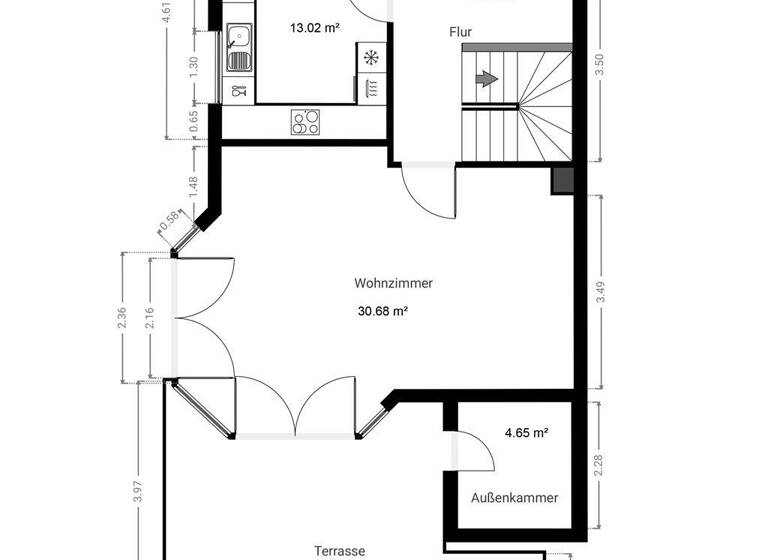 Doppelhaushälfte zum Kauf 895.000 € 6 Zimmer 118,2 m²<br/>Wohnfläche 489 m²<br/>Grundstück ab sofort<br/>Verfügbarkeit Im Kamp 63 Kleinmachnow 14532