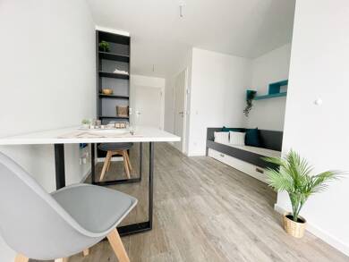 Wohnung zur Miete 595 € 1 Zimmer 26 m² 2. Geschoss frei ab 01.07.2025 Zirbelstr. 53d Oberhausen - Nord Augsburg 86154