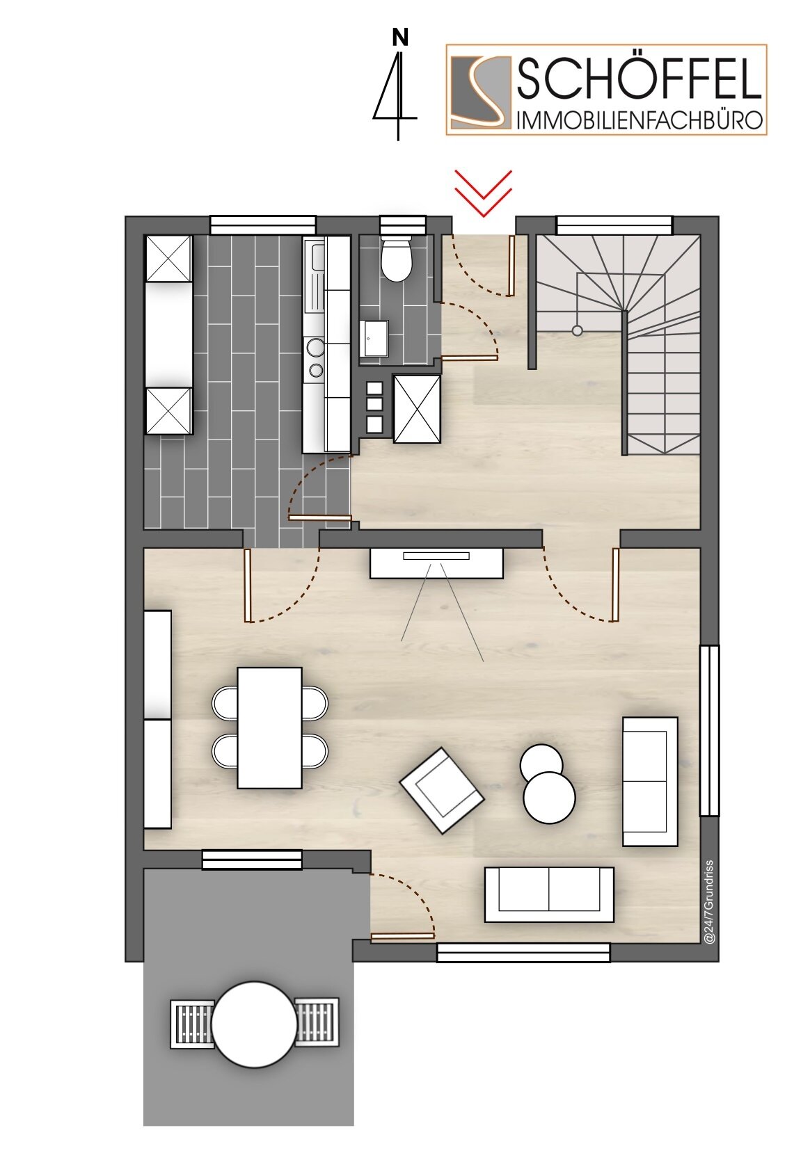 Doppelhaushälfte zum Kauf 315.000 € 4,5 Zimmer 102 m²<br/>Wohnfläche 355 m²<br/>Grundstück ab sofort<br/>Verfügbarkeit Affaltrach Obersulm 74182