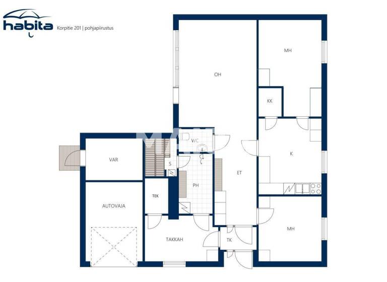 Einfamilienhaus zum Kauf 75.000 € 4 Zimmer 100 m² 840 m² Grundstück Korpitie 1 Tornio 95410