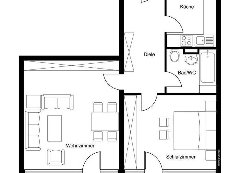 Wohnung zum Kauf 295.000 € 2 Zimmer 60 m² Bad Tölz 83646