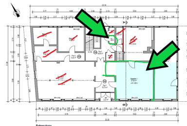 Bürogebäude zur Miete 115 € 1 Zimmer 38 m² Bürofläche Gartow Gartow 29471