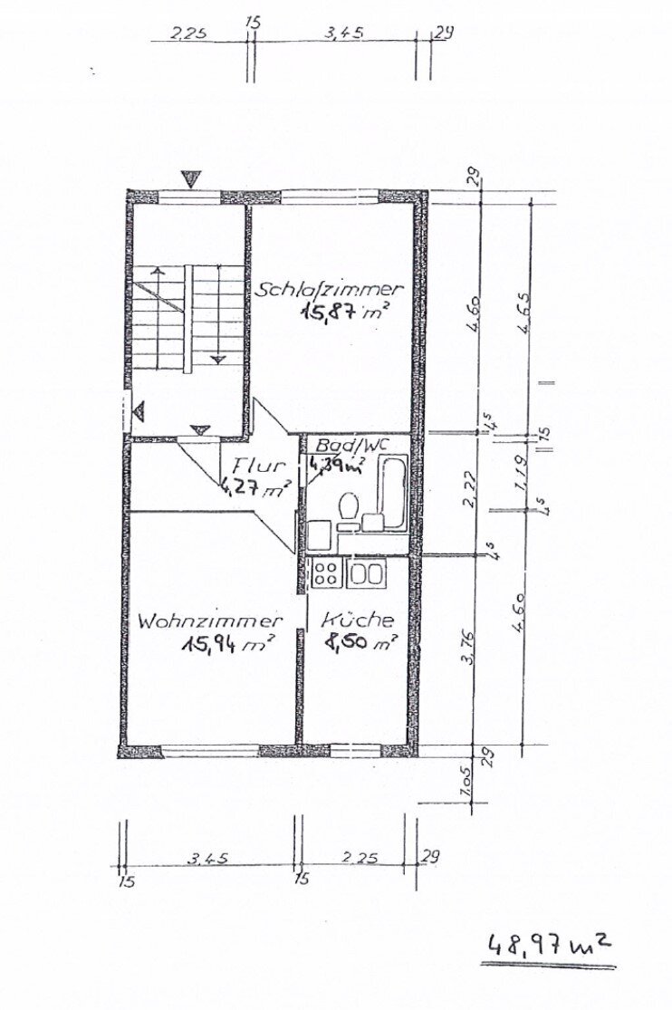 Wohnung zum Kauf 179.000 € 2 Zimmer 49 m²<br/>Wohnfläche 3.<br/>Geschoss Friedrichshain Berlin-Friedrichshain 10245