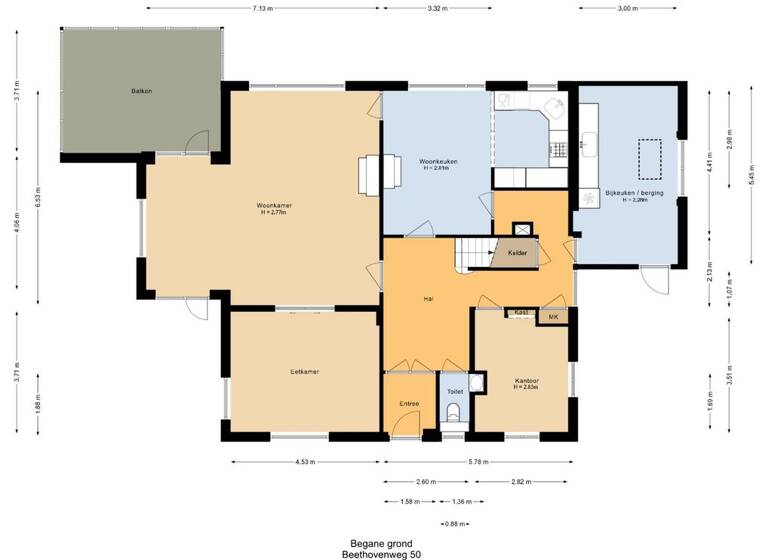 Villa zum Kauf 2.195.000 € 8 Zimmer 337 m² 1.090 m² Grundstück beethovenweg 50 noordwijk 2202 AH