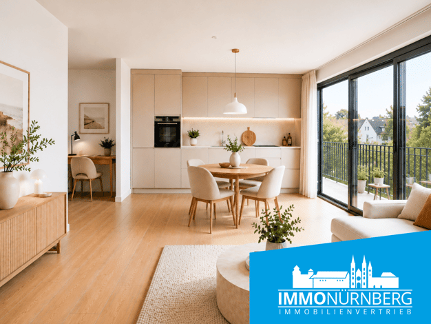 Wohnung zum Kauf - Erstbezug provisionsfrei 525.388 € 2 Zimmer 58,8 m² 2. Geschoss Am Schweigeracker 1 Kleinreuth h d Veste Nürnberg 90425