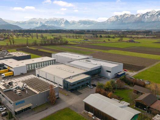 Logistikzentrum zur Miete provisionsfrei 4.600 m² Lagerfläche teilbar von 1.400 m² bis 4.600 m² Wiesenstraße 37 Weiler 6833