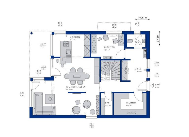 Einfamilienhaus zum Kauf 684.964 € 5 Zimmer 177 m² 696 m² Grundstück Riegelsberg 66292