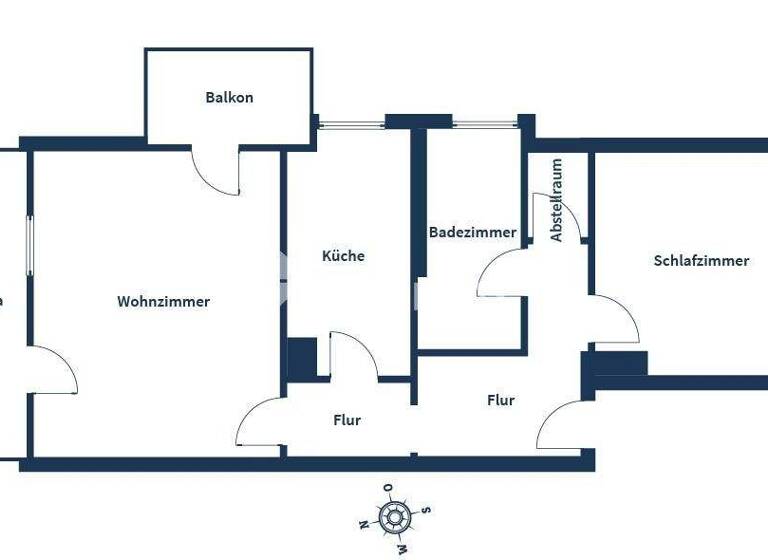 Wohnung zum Kauf 213.000 € 2 Zimmer 60 m² 1. Geschoss Haidenhof-Nord Passau 94036