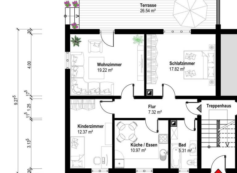 Doppelhaushälfte zum Kauf 309.000 € 6 Zimmer 137 m² 301 m² Grundstück Krumbach Krumbach (Schwaben) 86381